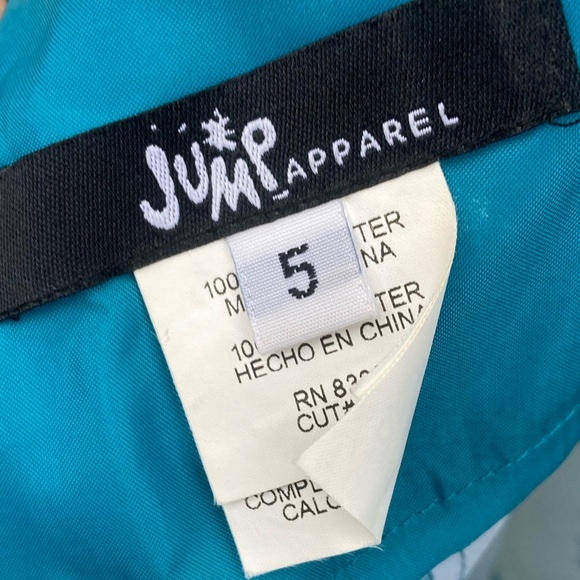 Y2K LE Beaded Jump Turquoise/Teal Ombré Prom Dress - Picture 9 of 9